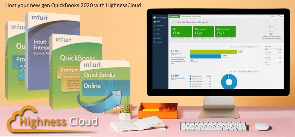 QuickBooks desktop 2020 hosting